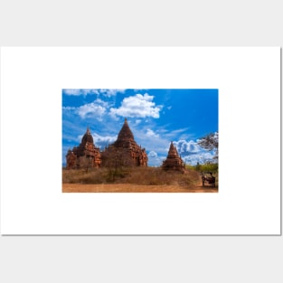 Bagan Pagodas2, Burma. Posters and Art